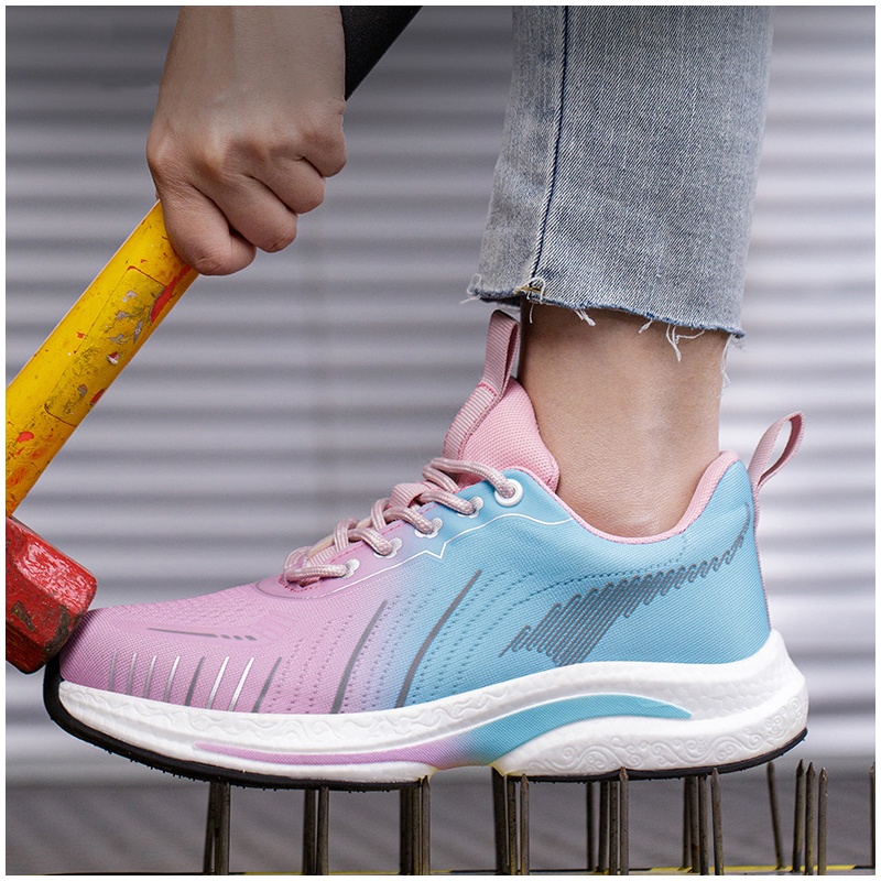 Women'S Shoes For Work - Scarpe da lavoro traspiranti con puntale