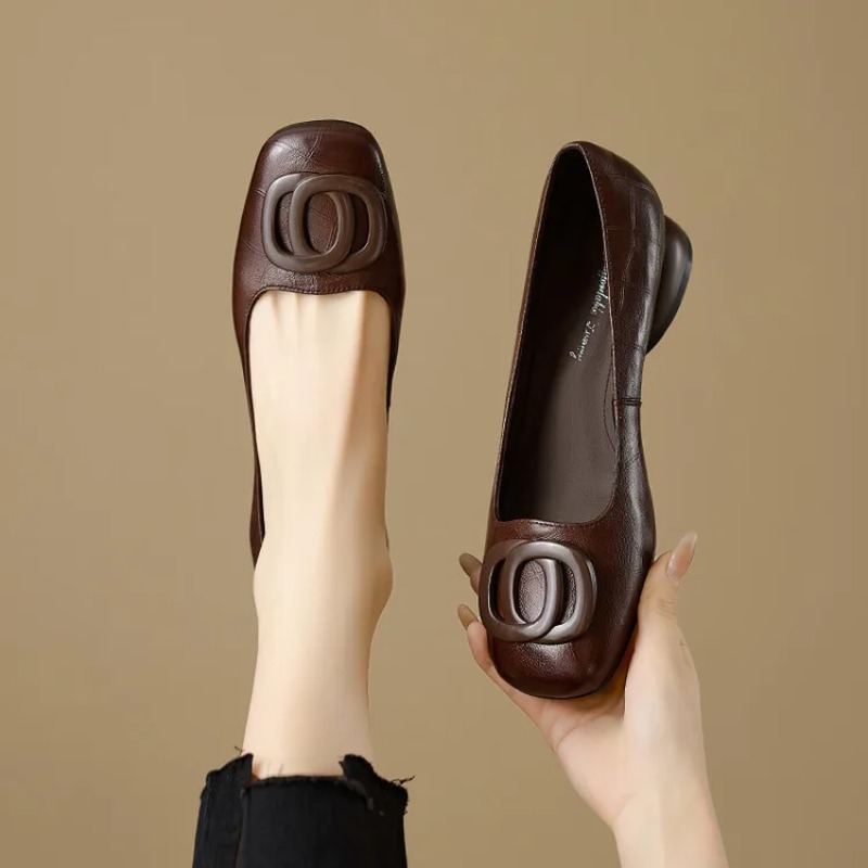 Women'S Heels - Scarpe da Donna in Stile Francese,