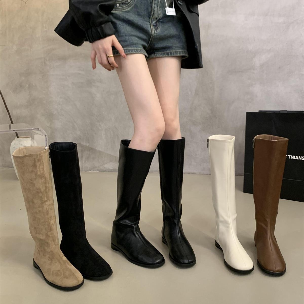 Sock Boot Women - Stivali lunghi da donna, scarpe primavera