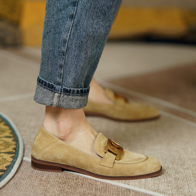 Mocassini da donna in pelle sc - Women'S Shoes Round Toe recensione e prezzo
