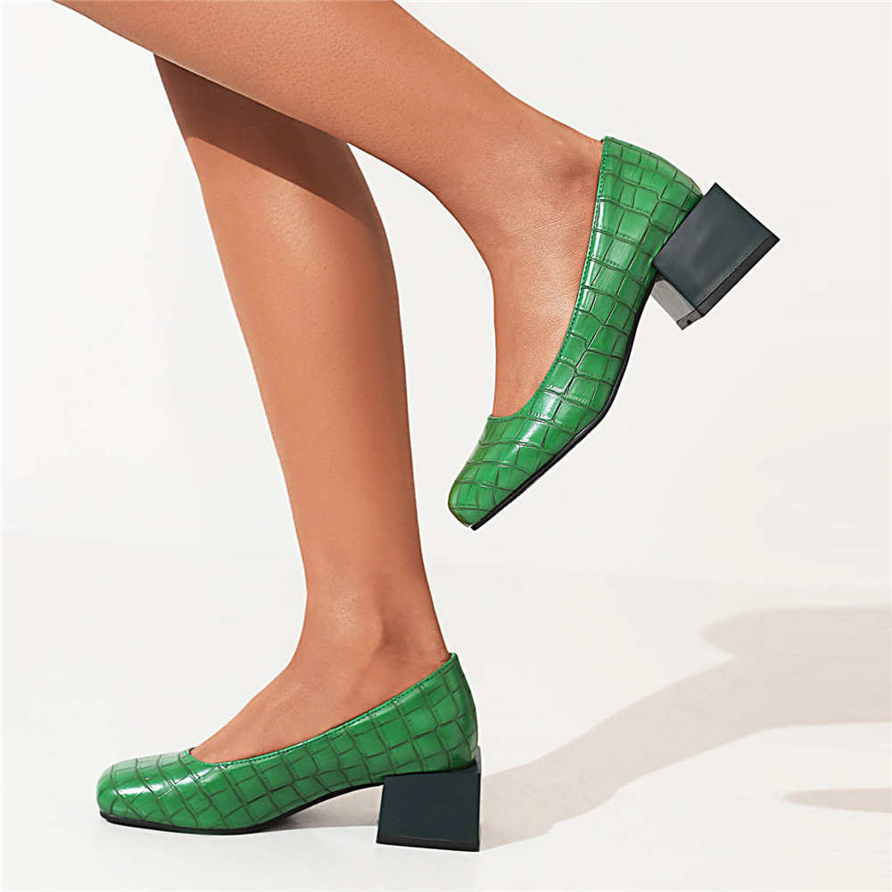 Scarpe con tacco basso quadrat - Women'S Shoes Yellow recensione e prezzo
