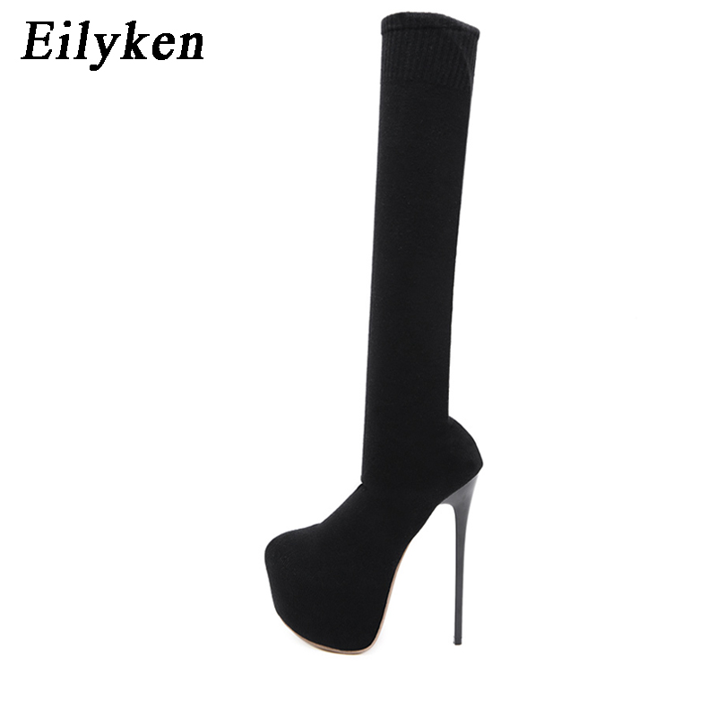 Eilyken Moda Piattaforma Tessu - Sock Boot Women recensione e prezzo