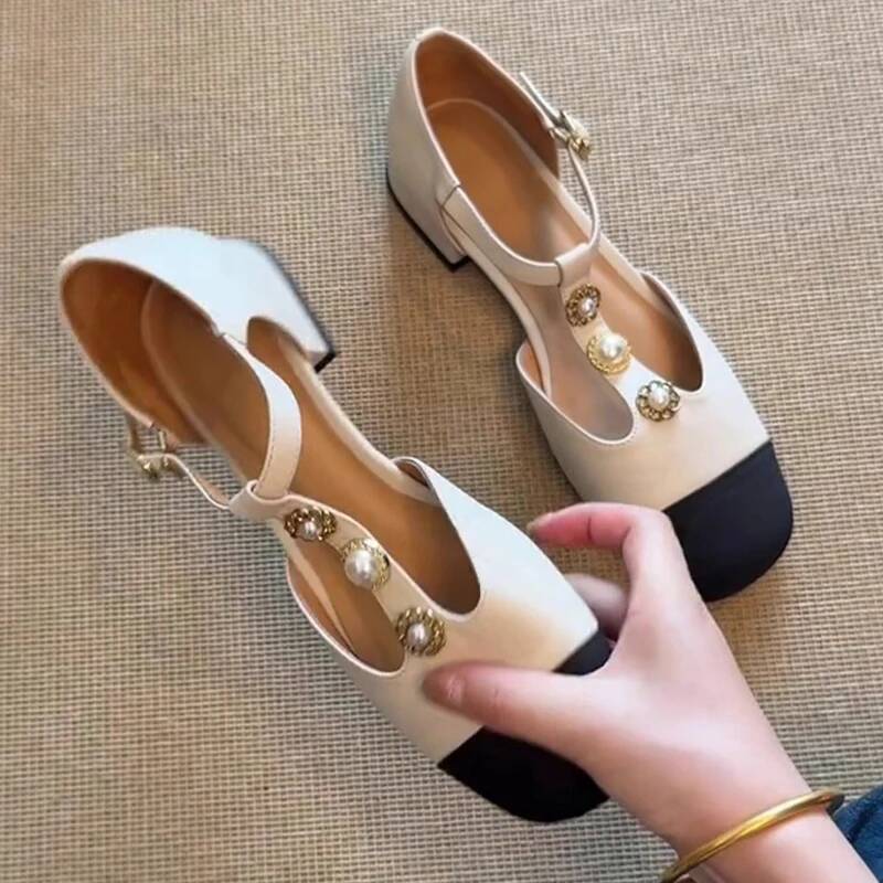 Sandali con tacco da donna con - Women'S Shoes Round Toe recensione e prezzo